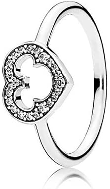 Disney Mickey Heart Silhouette Ring