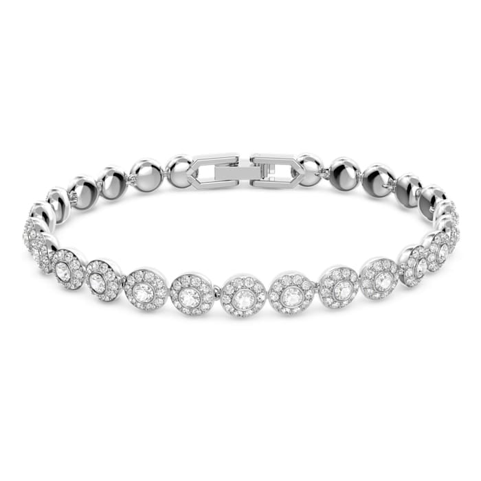 Swarovski Angelic Bracelet, White, Rhodium Plated