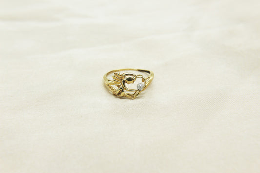 Mother & Child Ring in 10K