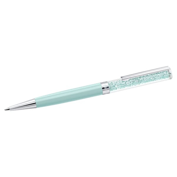 Swarovski Crystalline ballpoint pen, Green, Chrome plated