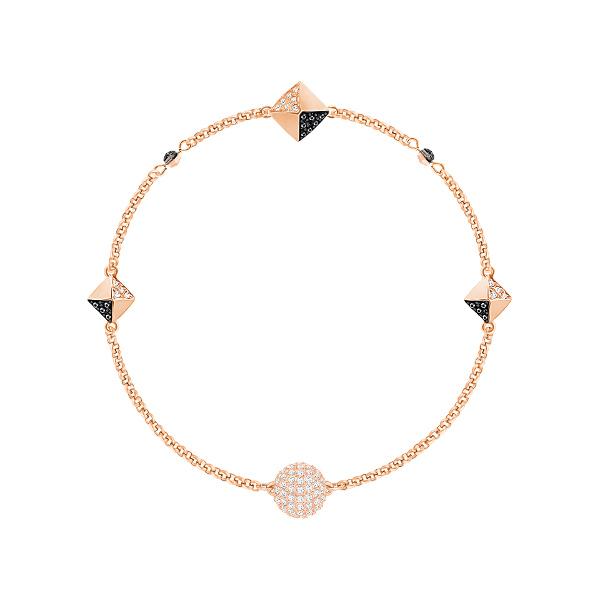 Swarovski Remix Collection Spike Strand, Mixed Colour, Rose Gold Plated