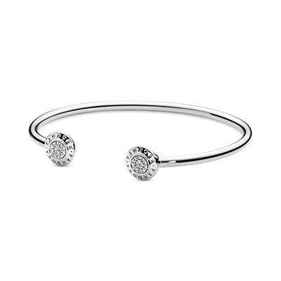 Pandora Silver Signature Open Bangle