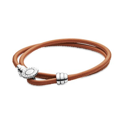 Pandora Brown Leather Bracelet