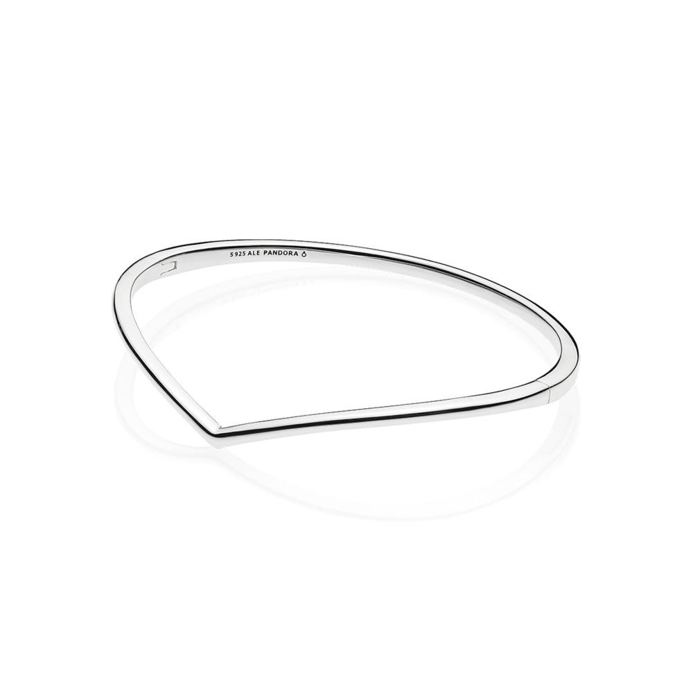 Polished Wishbone Bangle