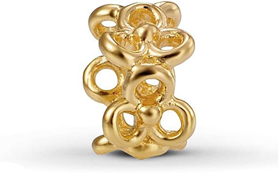 Gold Trinity Spacer Charm