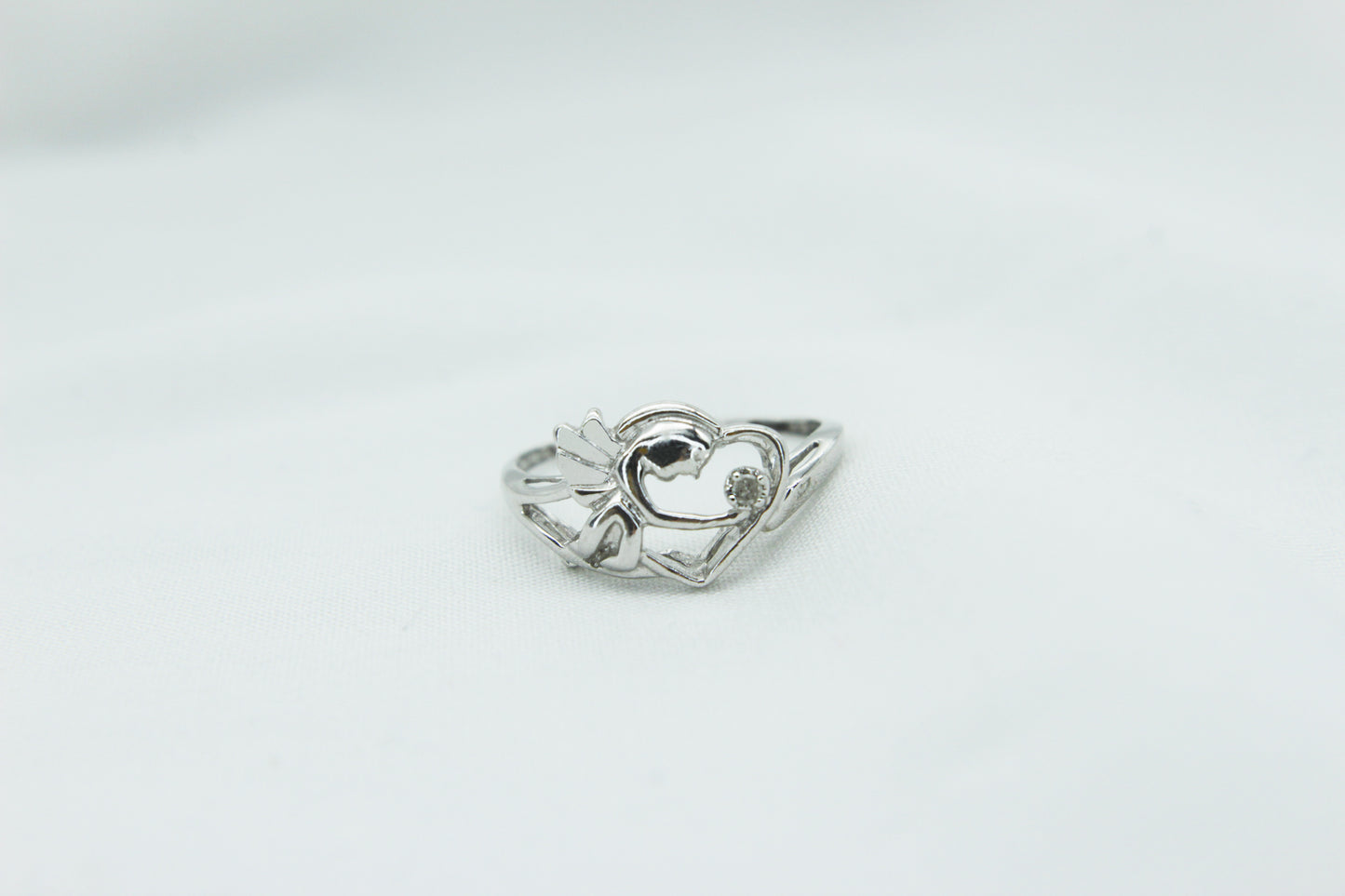 Mother & Child Ring in 10K