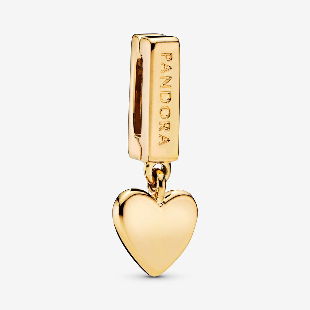 Shine Reflexions Heart Dangle Clip Charm