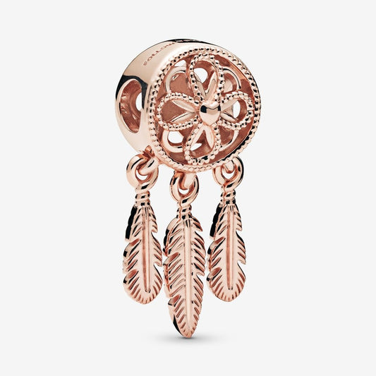 Rose Spiritual Dreamcatcher Charm