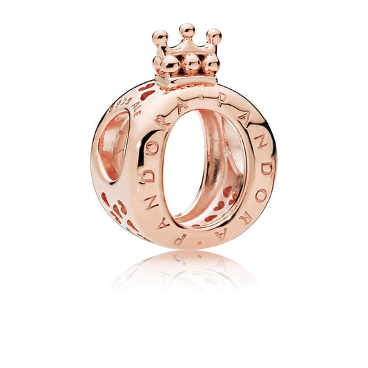 Rose Crown O Logo Charm