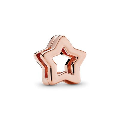 Rose Reflextions Star Clip Charm