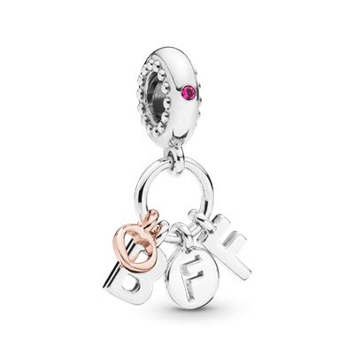 Best Friends Forever Letters Dangle Charm
