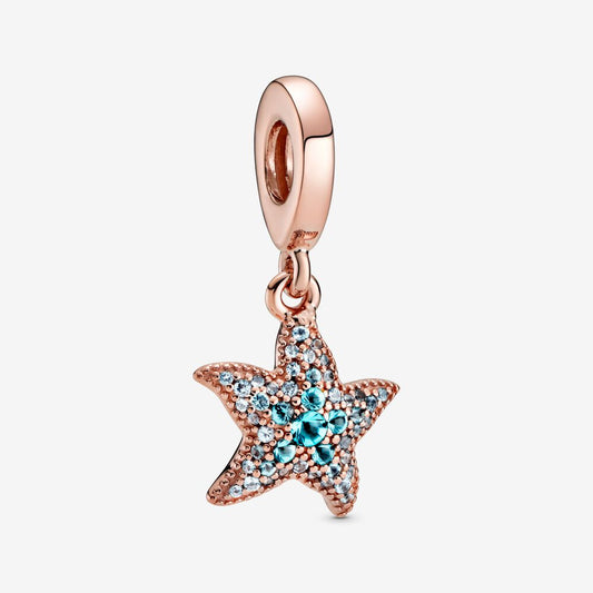 Sparkling Starfish Dangle Charm