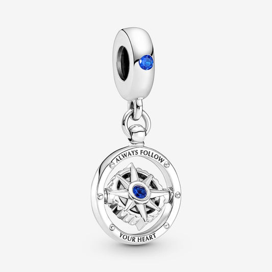 Spinning Compass Dangle Charm