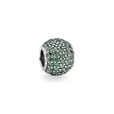 Green Pave Charm