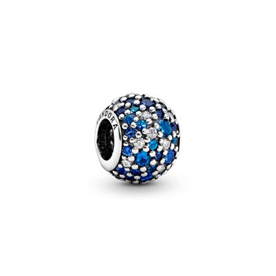 Sky Mosaic Pave Ball Charm