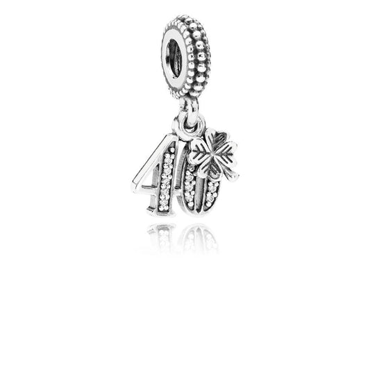 40th Celebration Dangle Charm