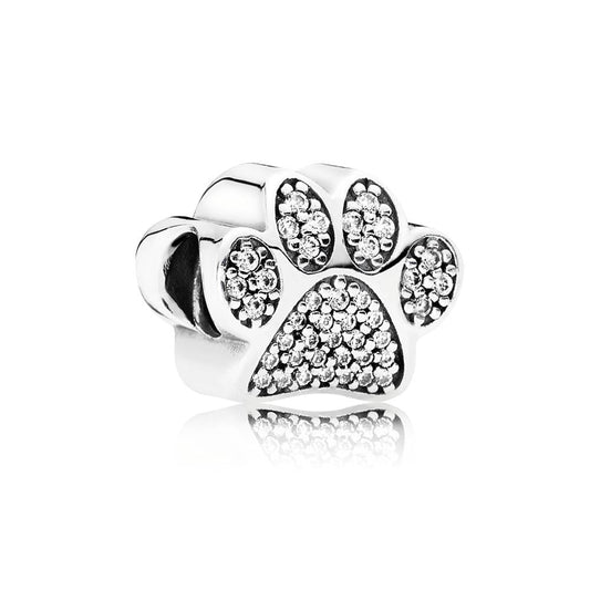 Dog Paw Print Charm