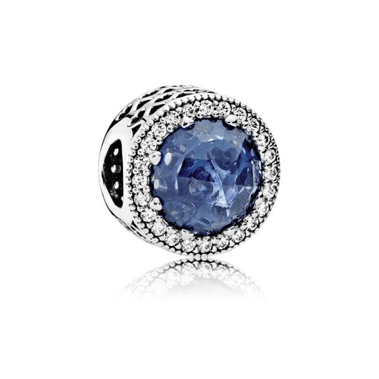 Sparkling Dark Blue Charm