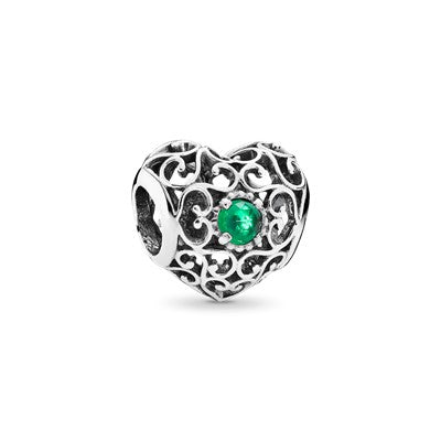 May Signature Heart Charm