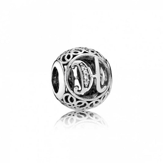 Pandora Vintage Letter H Charm