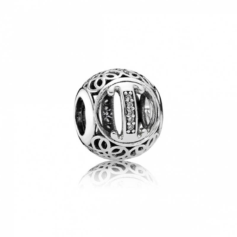 Pandora Vintage Letter I Charm