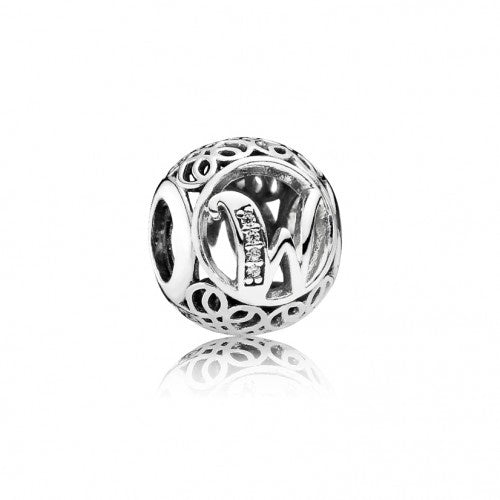 Pandora Vintage Letter W Charm