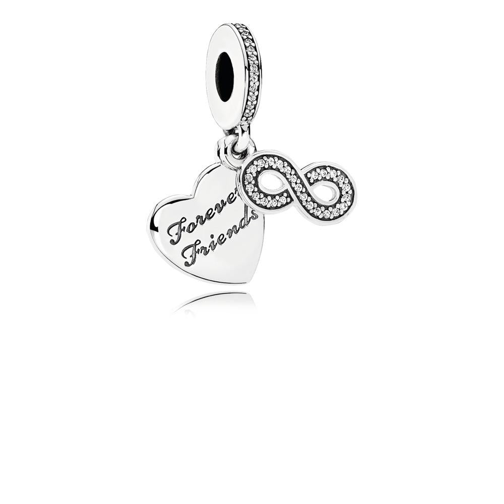 Forever Friends Heart Dangle Charm