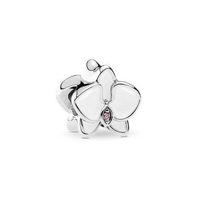 White Orchid Charm