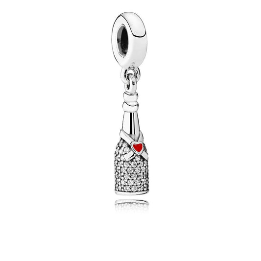 Sparkling Wine Bottle Dangle Charm