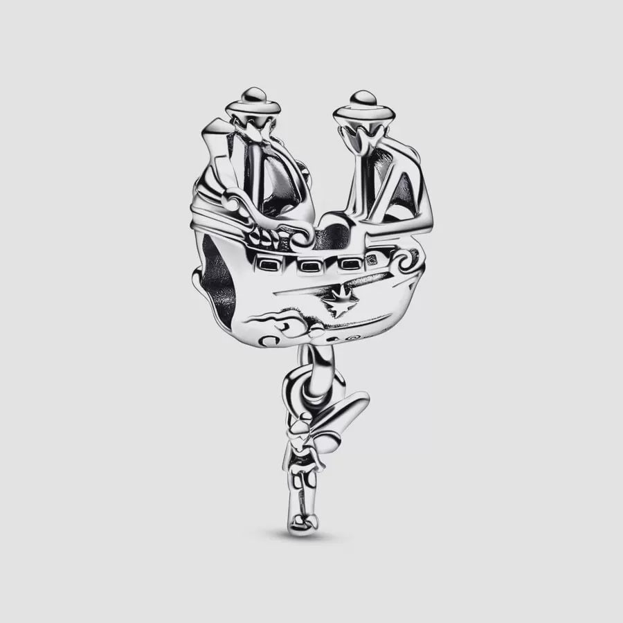 Disney Tinker Bell & Captain Hookâ€™s Pirate Ship Charm