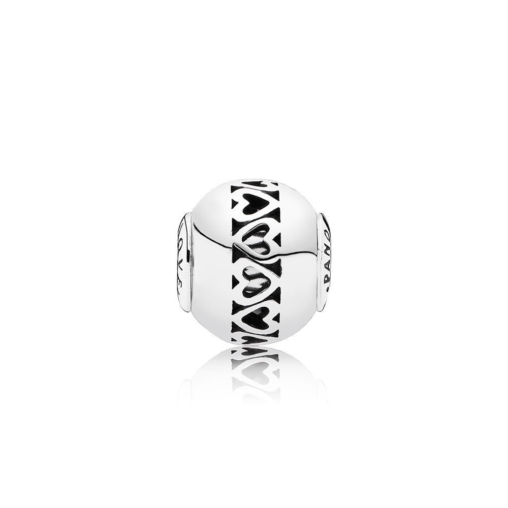 Pandora Essence Row of Heart Charm