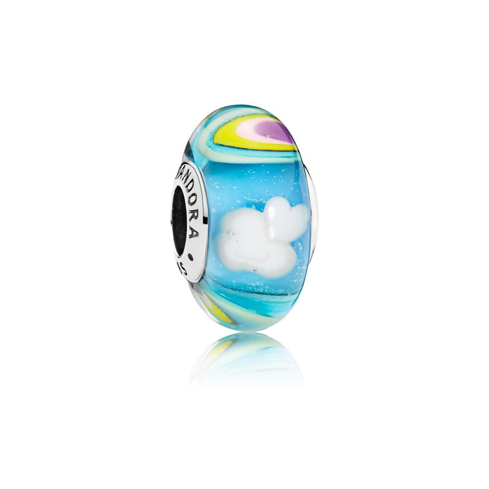 Rainbow Murano Glass Charm