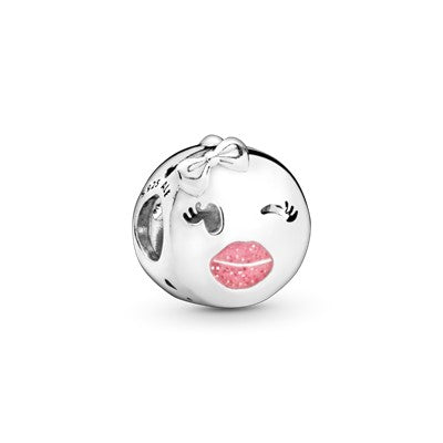 Wink Emoticon Charm