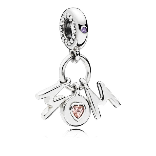 Mom Letters Dangle Charm