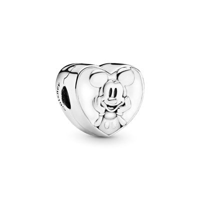 Disney Vintage Mickey Heart Clip Charm