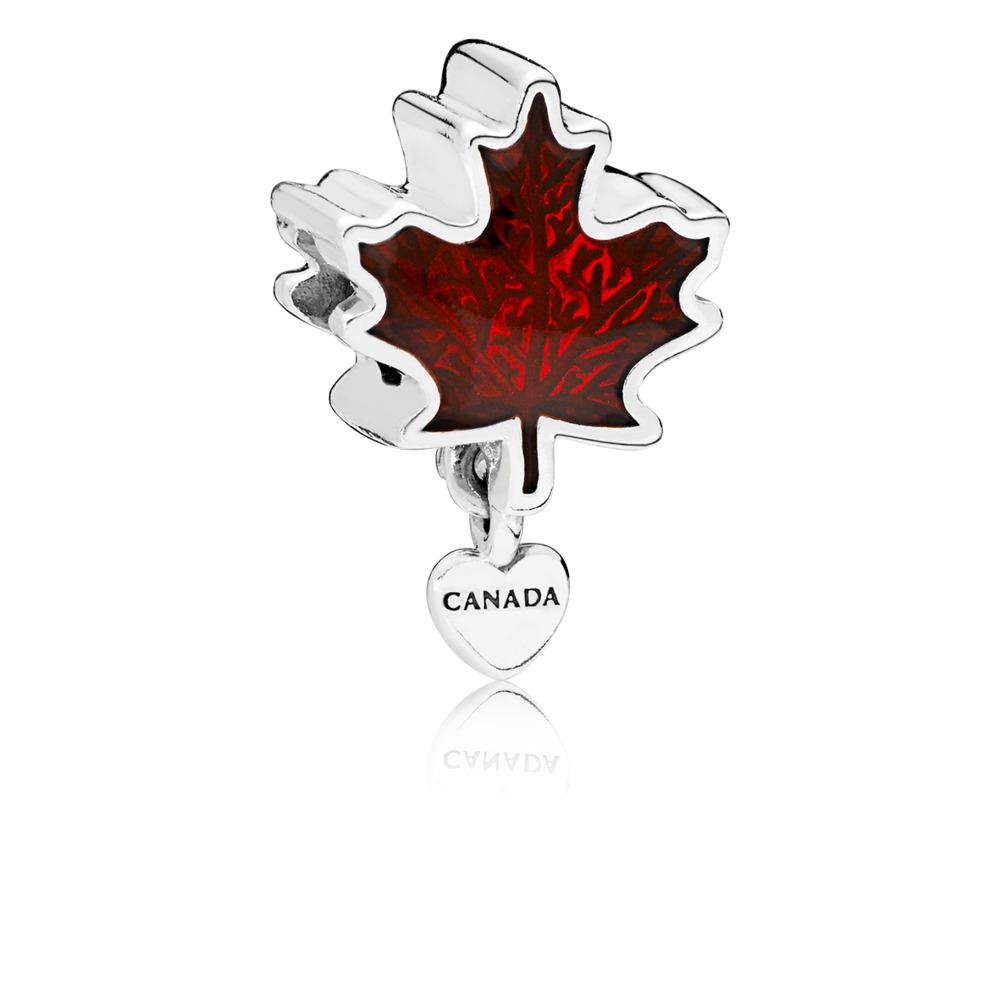 Canada Red Maple Leaf Charm