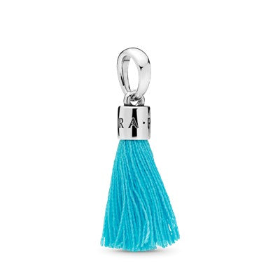 Turquoise Tassel Pendant Charm