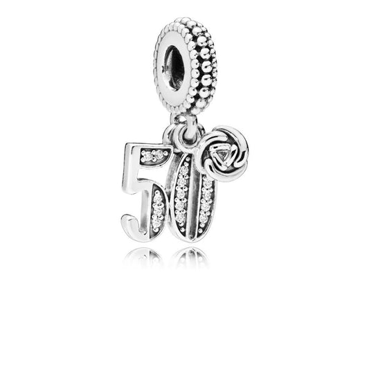 50th Celebration Dangle Charm