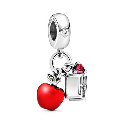 Disney Snow White's Apple & Heart Dangle Charm