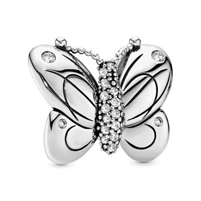 Oversized Butterfly Clip Charm