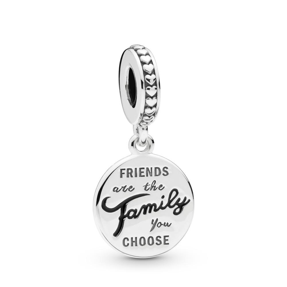 Friends Are Family Dangle Charm