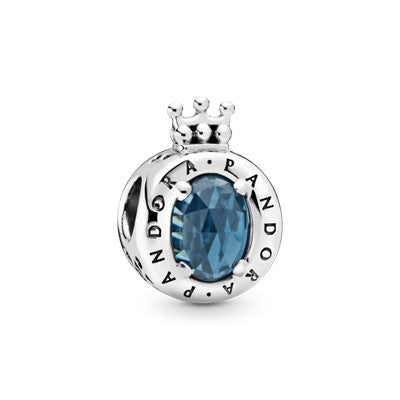 Blue Sparkling Crown O Charm