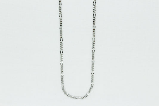 Figaro Link Chain in 18K (2.8mm x 0.7mm)