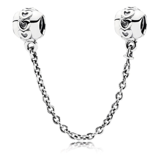 Band of Hearts Safety Chain Charm