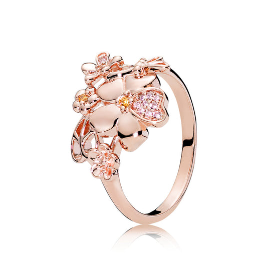 Pave Flower Ring
