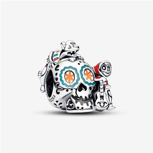 Pandora Disney Pixar Coco Miguel & Dante Skull Glow-in-the-dark Charm