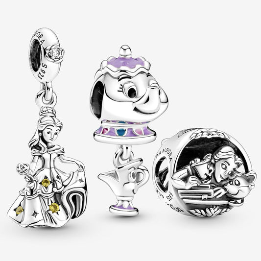 Pandora Disney Beauty And The Beast Charm Gift Set