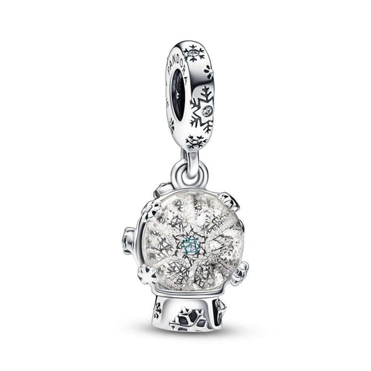 Snowflake Snowglobe Dangle Charm