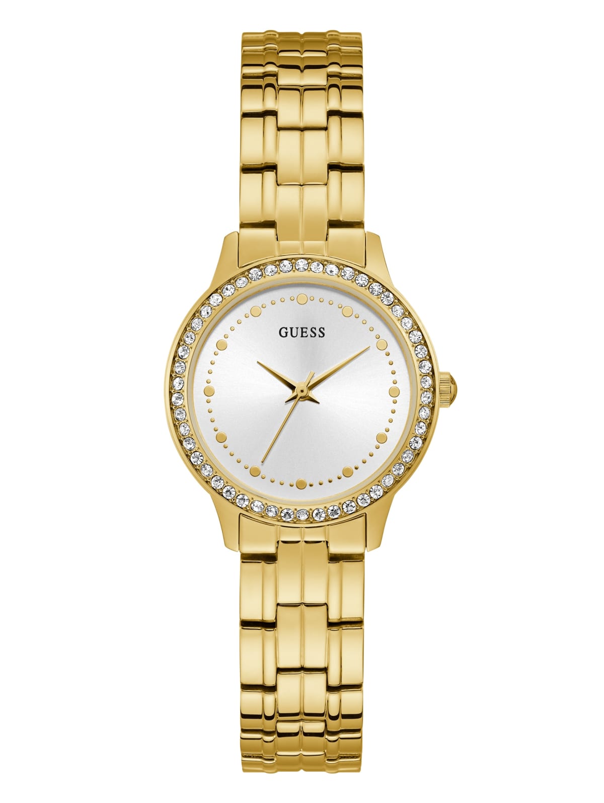 Guess 30MM Gold Plated Stainless Steel U1209L2
