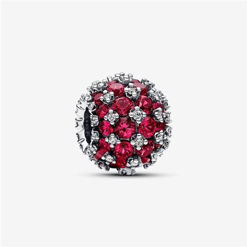 Pandora Sparkling Pave Round Pink Charm